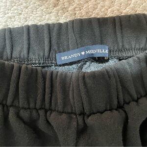 Brandy Melville Black Rosa Sweats